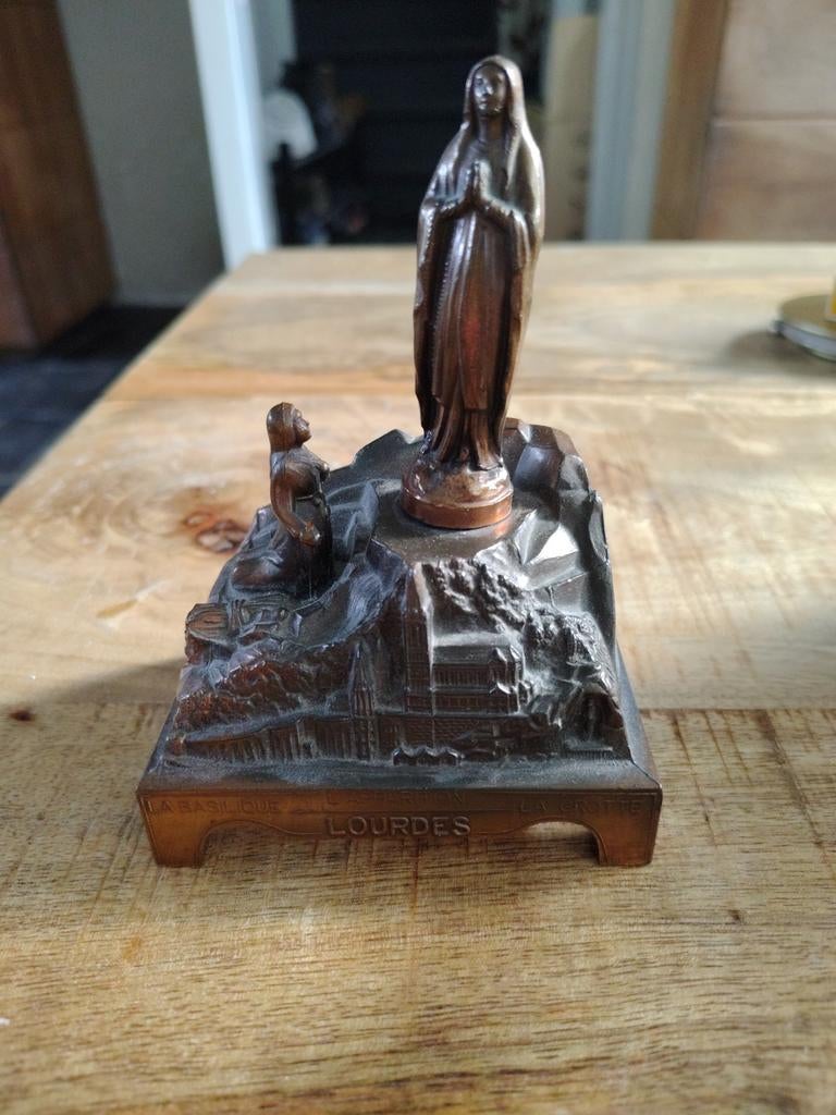Muziekdoosje Lourdes, Ophalen of Verzenden, Gebruikt, Beeld(je), Christendom | Katholiek