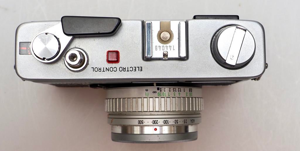 Minolta Hi matic E, Audio, Tv en Foto, Fotocamera's Analoog, Ophalen of Verzenden, Zo goed als nieuw, Compact, Minolta