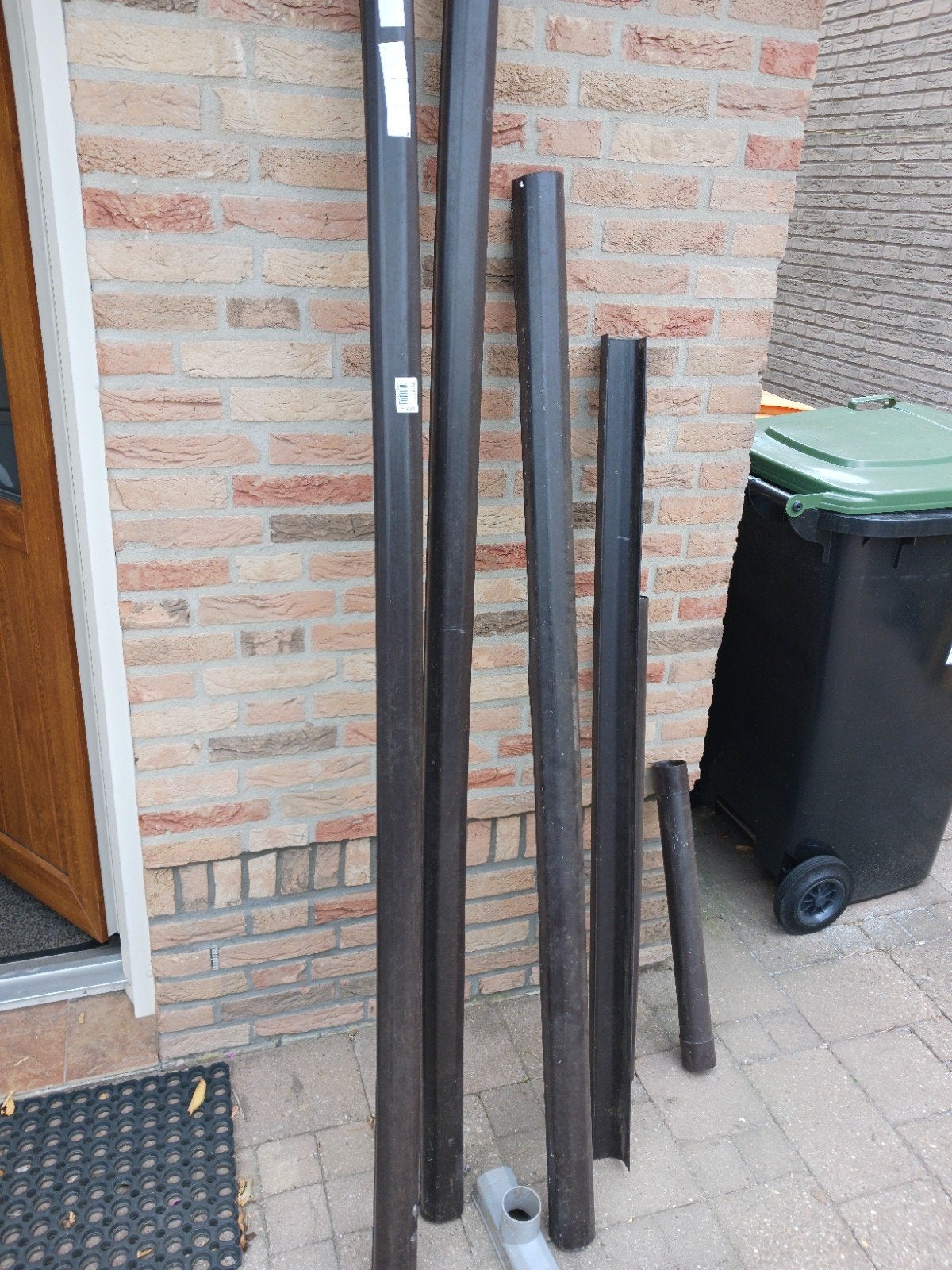 dakgoot delen, Ophalen, Gebruikt, Pvc, Minder dan 2 meter
