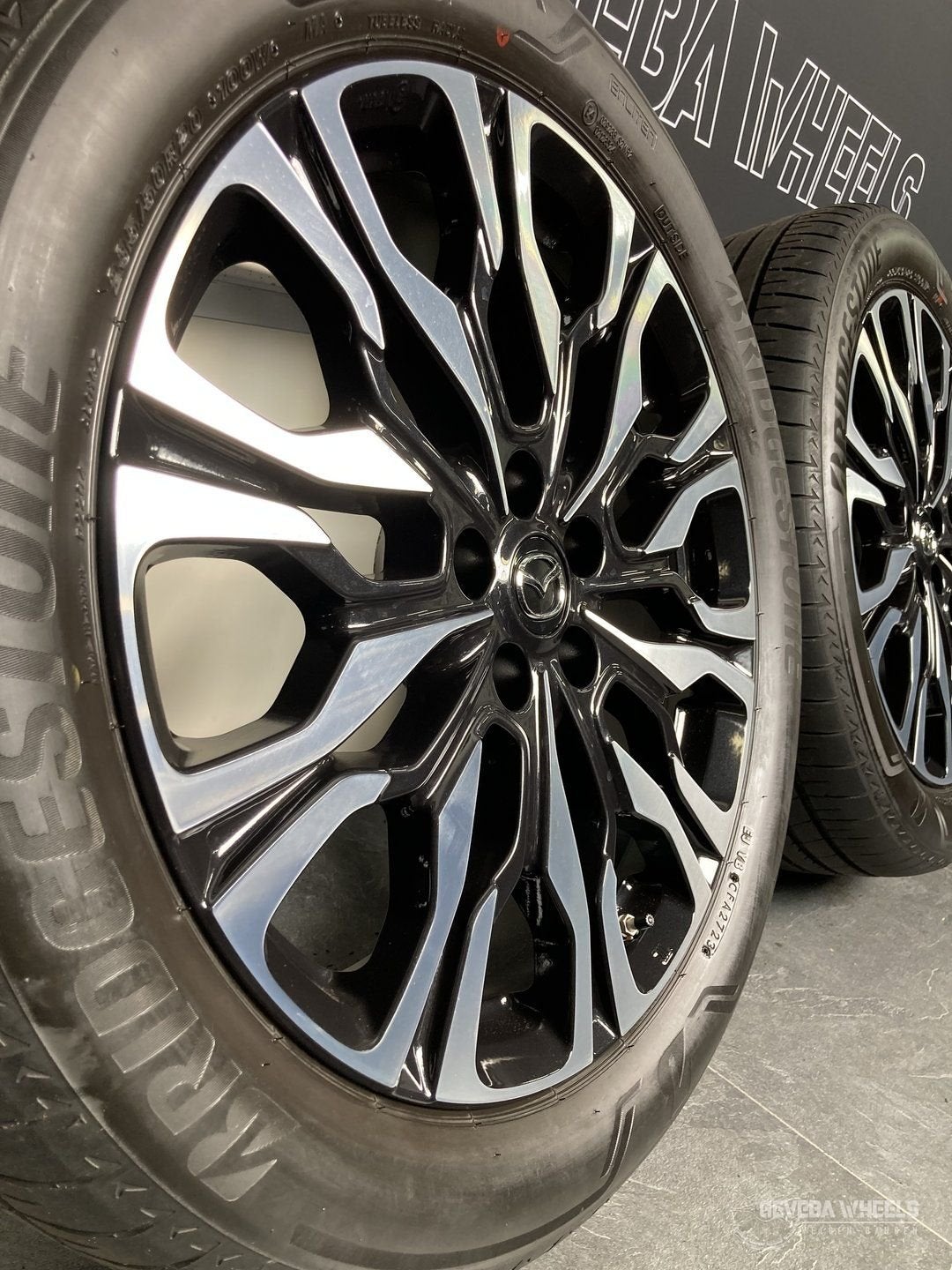 20” originele Mazda CX60 CX80 velgen + banden 5x114.3 KR9P-V, Auto-onderdelen, Gebruikt, -, -, Banden en Velgen