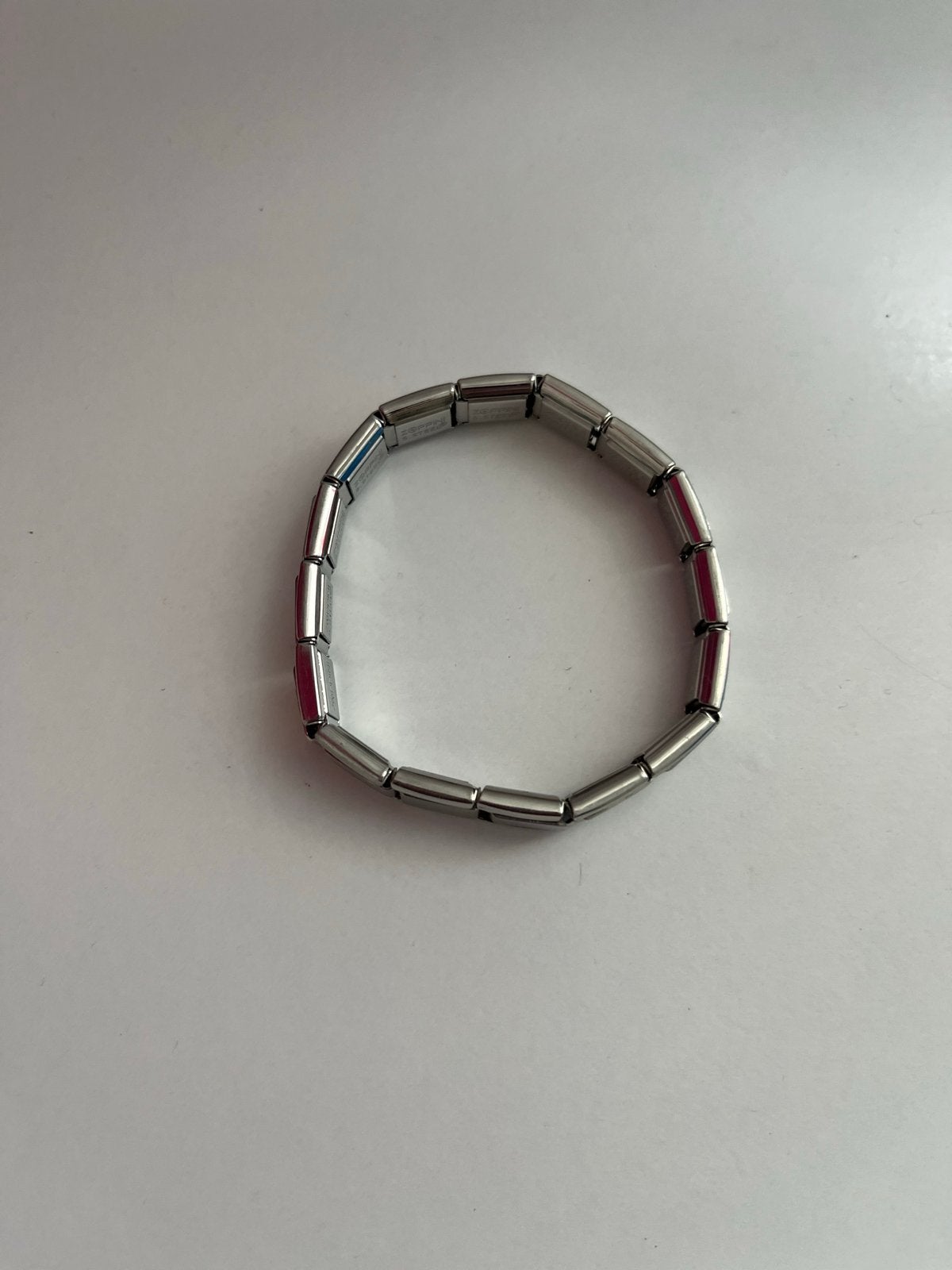 Zoppini stalen armband - Zo goed als nieuw, Sieraden, Tassen en Uiterlijk, Ophalen, Zo goed als nieuw, Zilver, Staal