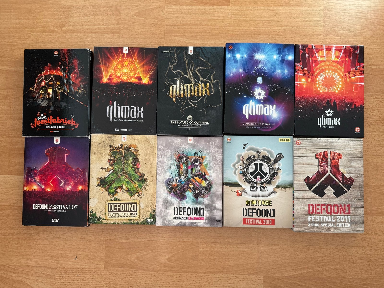 Hardstyle DVD collectie - Qlimax & Defqon.1 festival, Gebruikt, Ophalen of Verzenden, Concert, Vanaf 12 jaar