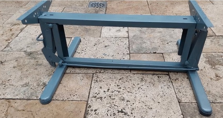 Klap tafel klapframe onderstel tafel camper bed poot tafel, Verzenden, Gebruikt