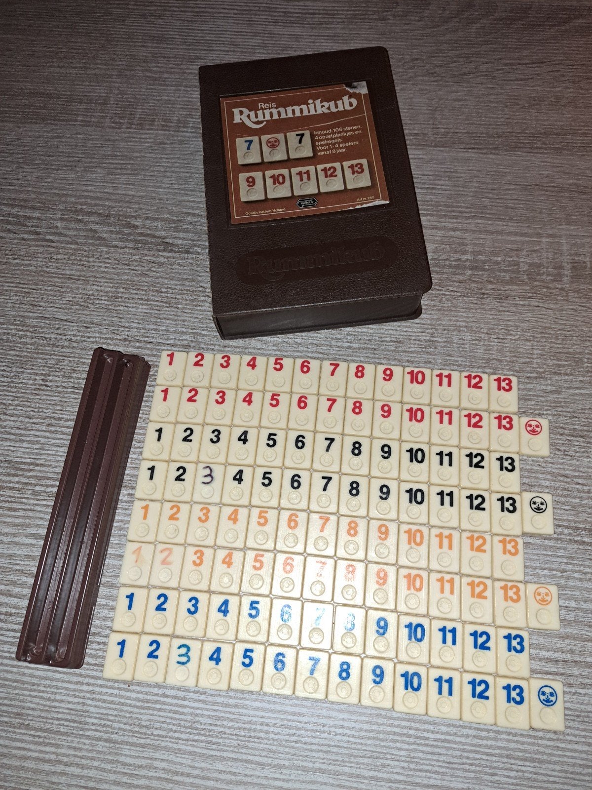 Rummikub in cassette, Ophalen of Verzenden, Gebruikt