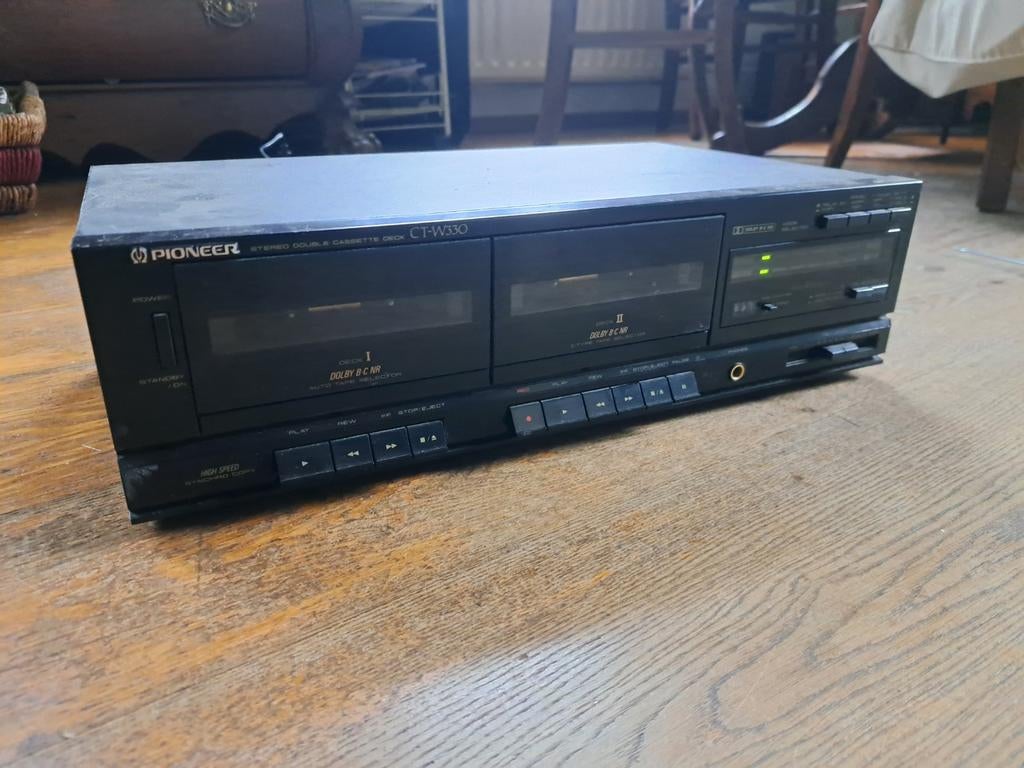 Pioneer Double Cassette Deck CT-W330, Ophalen of Verzenden, Overige merken