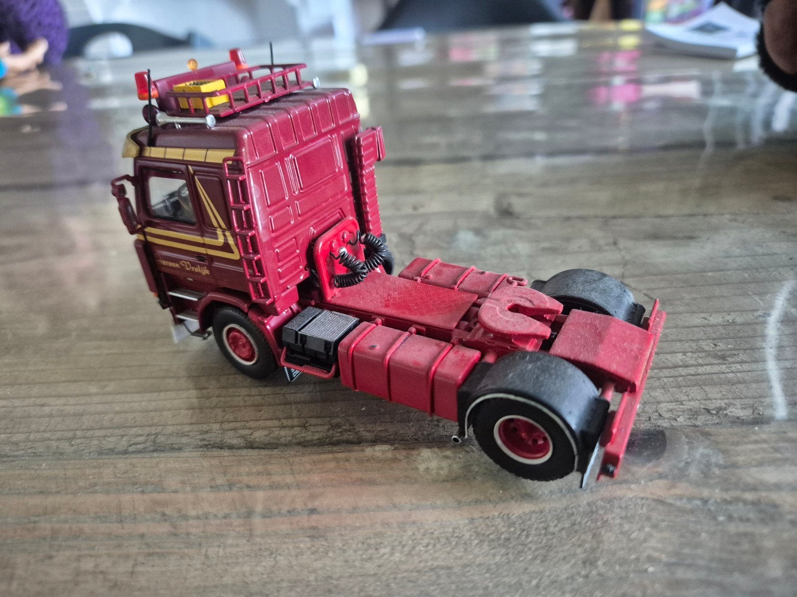 tekno scania 143 j vrolijk, Ophalen of Verzenden