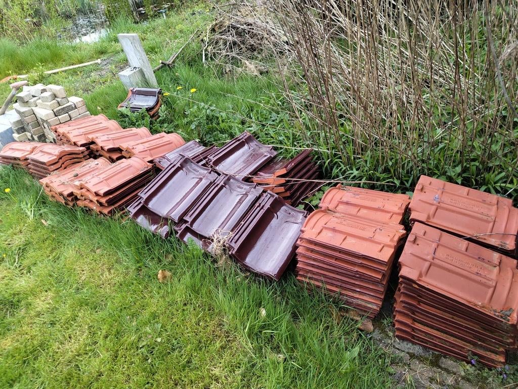 Dakpannen Gebruikt - ca. 180 stuks, Ophalen, Gebruikt, Steen of Klei, 15 m² of meer