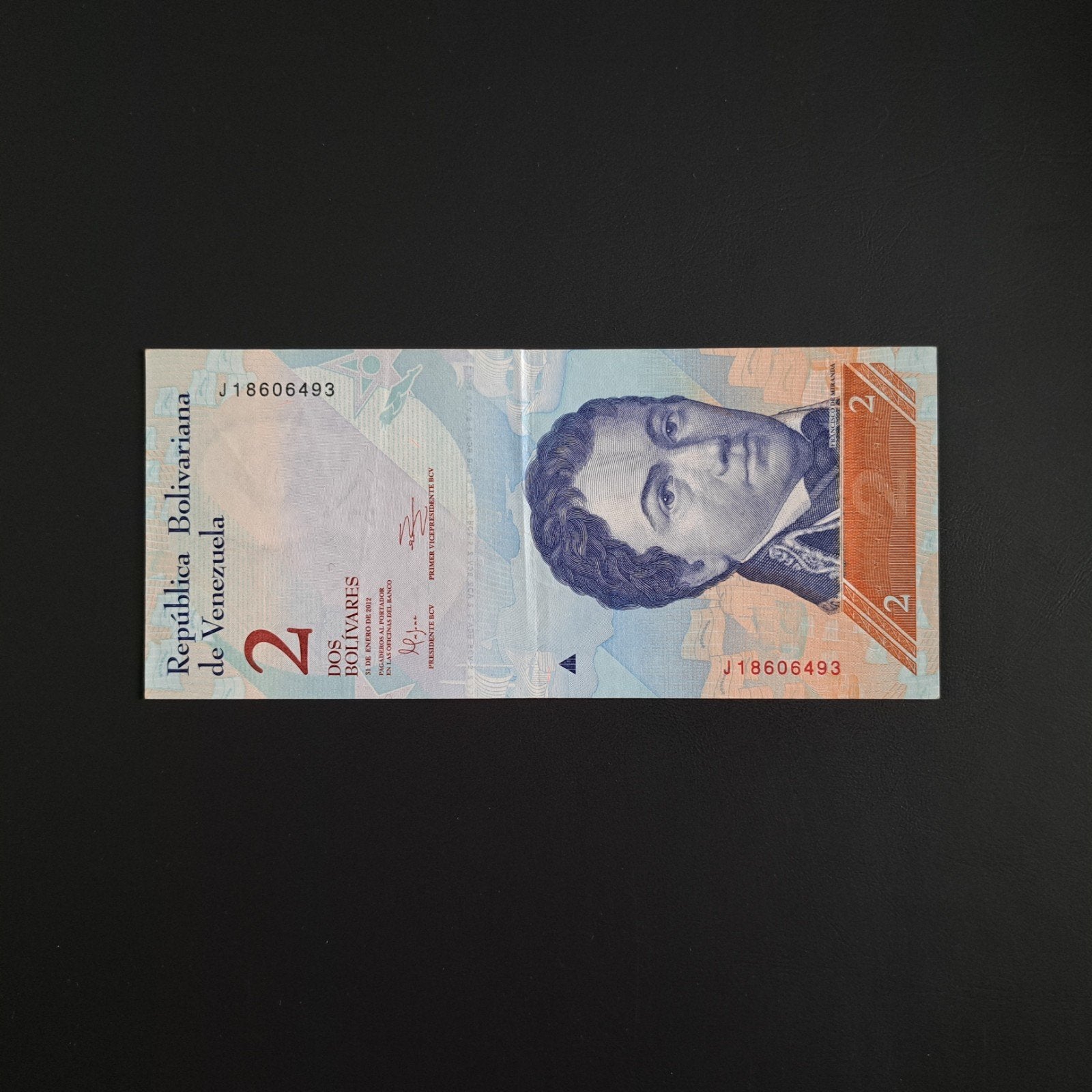 2 bolivar Venezuela #062, Verzenden, Zuid-Amerika, Los biljet