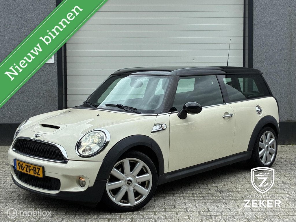 Mini Clubman 1.6 Cooper S / airco / cruise / nap / nwe apk /, Auto's, Mini, Gebruikt, 4 cilinders, 4 stoelen, Wit