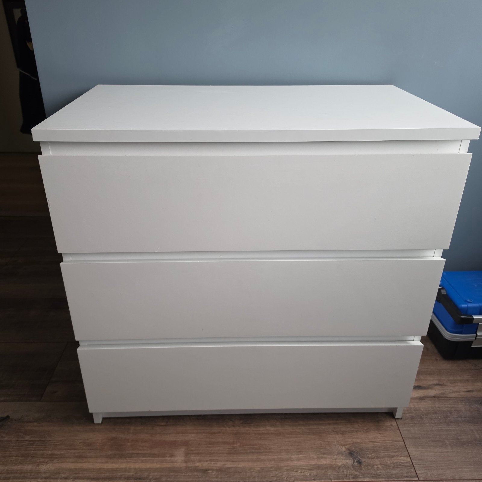 Ikea Malm ladekast wit met 3 lades, Huis en Inrichting, Ophalen, Gebruikt, 50 tot 100 cm, 3 of 4 laden