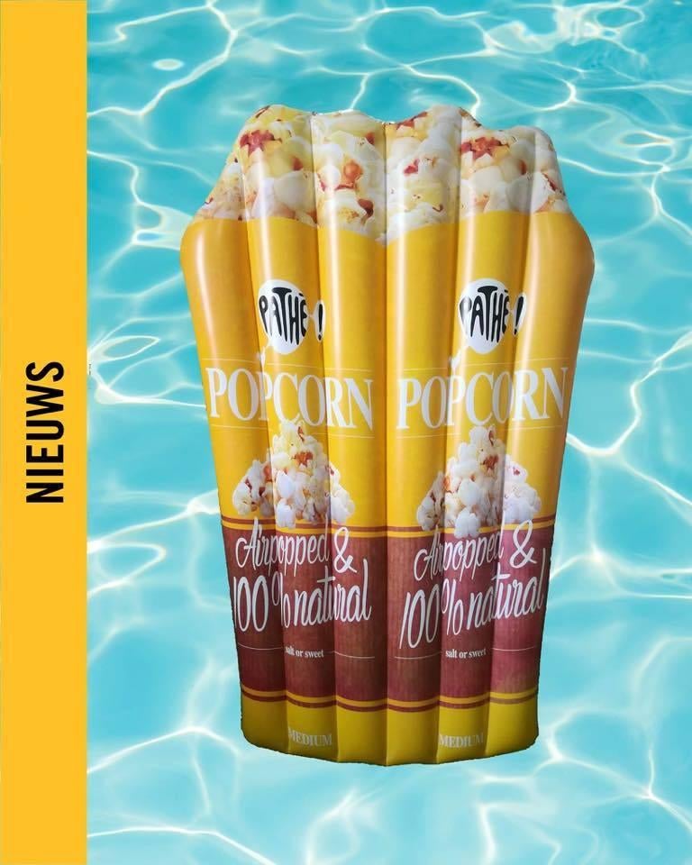 NIEUW Pathé Popcorn Luchtbed - Limited Edition, Ophalen of Verzenden, Nieuw, 1-persoons