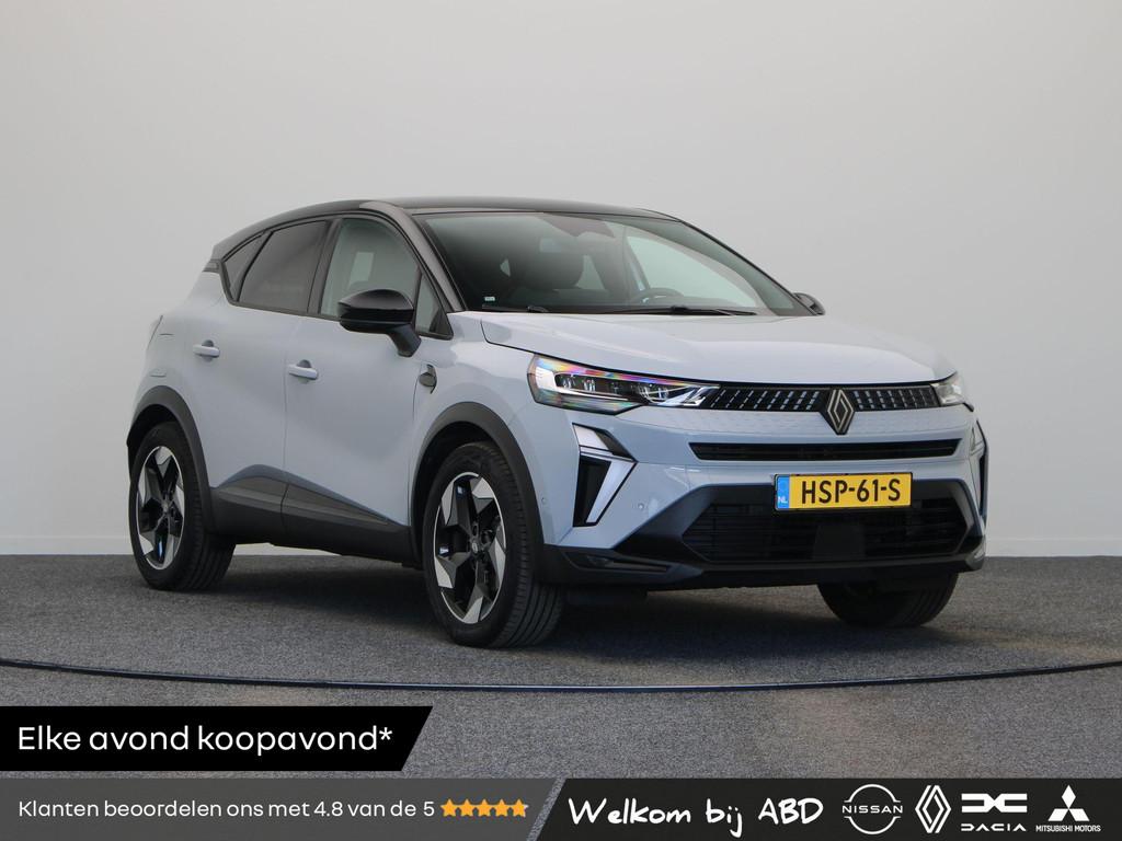 Renault Captur 1.6 E-Tech full hybrid 145 techno | Stoel & s, 1345 kg, Gebruikt, Leder en Stof, Origineel Nederlands