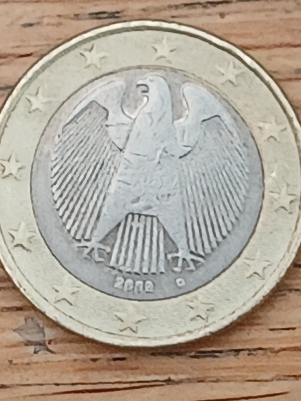 Zeldzame Duitse 1 Euro munt 2002 met letter D, Ophalen of Verzenden