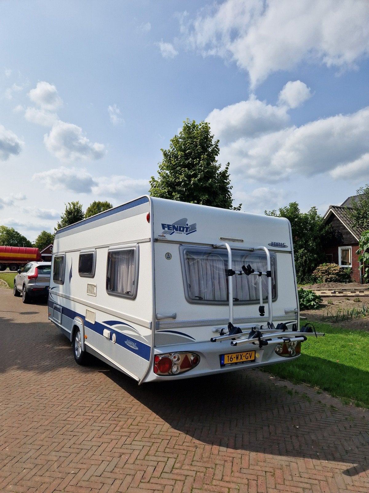 Fendt Topas 510 TFB 2005, Caravans en Kamperen, Caravans, Rondzit, Frans bed, Particulier, Fendt