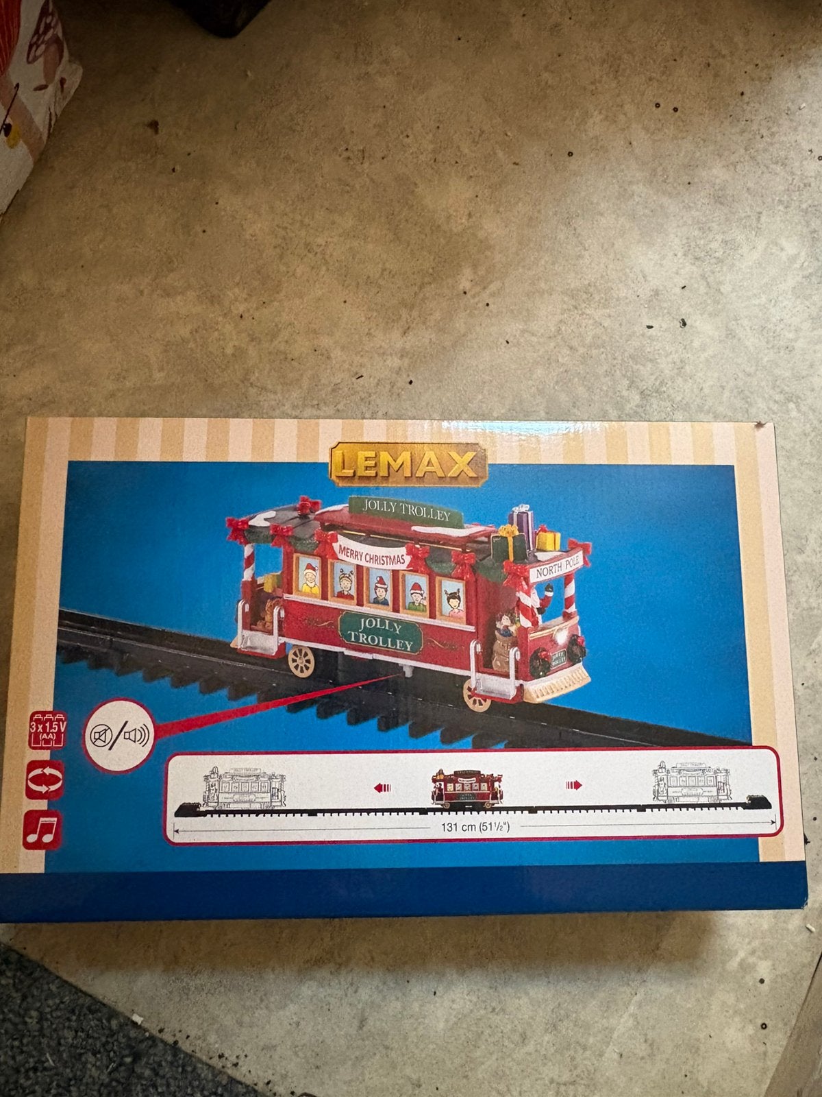 Lemax kersttrein, Ophalen, Nieuw