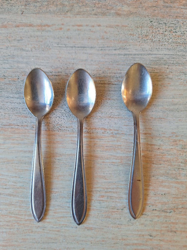 Set van 3 oude theelepeltjes, Antiek en Kunst, Ophalen