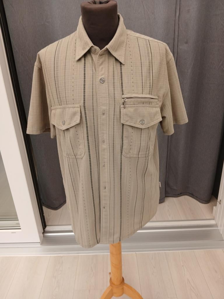Sun cai overhemd maat L, Beige, Zo goed als nieuw, Halswijdte 41/42 (L), Suncai