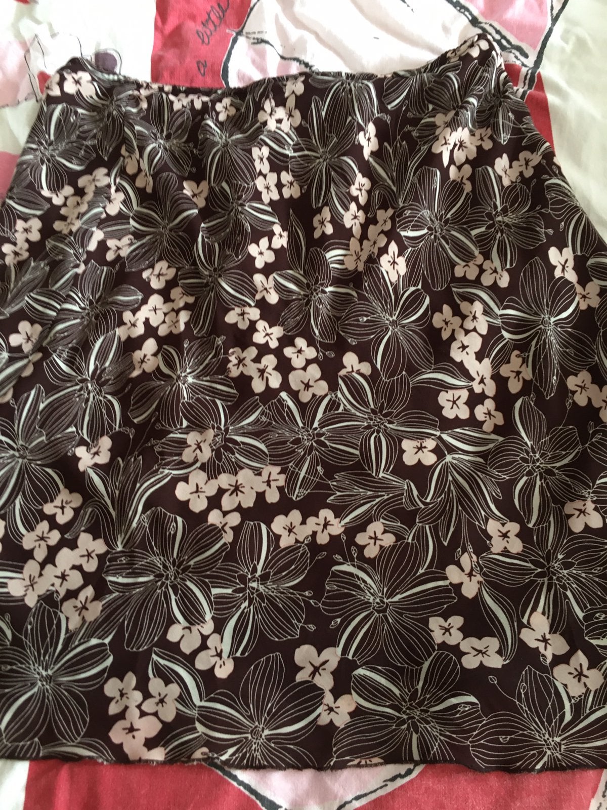Zomer rok van C&A als nieuw., Bruin, Maat 46/48 (XL) of groter, Zo goed als nieuw, C&A