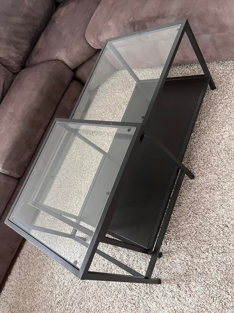 Coffee table black, Ophalen, 50 tot 100 cm, Zo goed als nieuw, Minder dan 50 cm