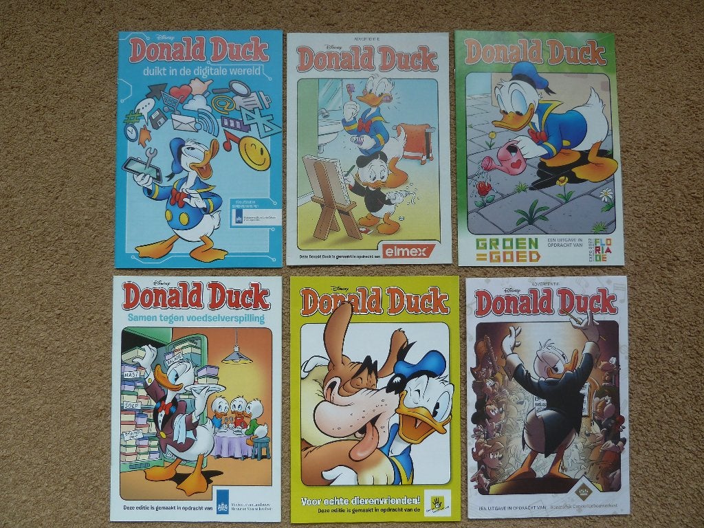 4 x Donald Duck in opdracht van, Boeken, Meerdere stripboeken, Ophalen of Verzenden, Zo goed als nieuw