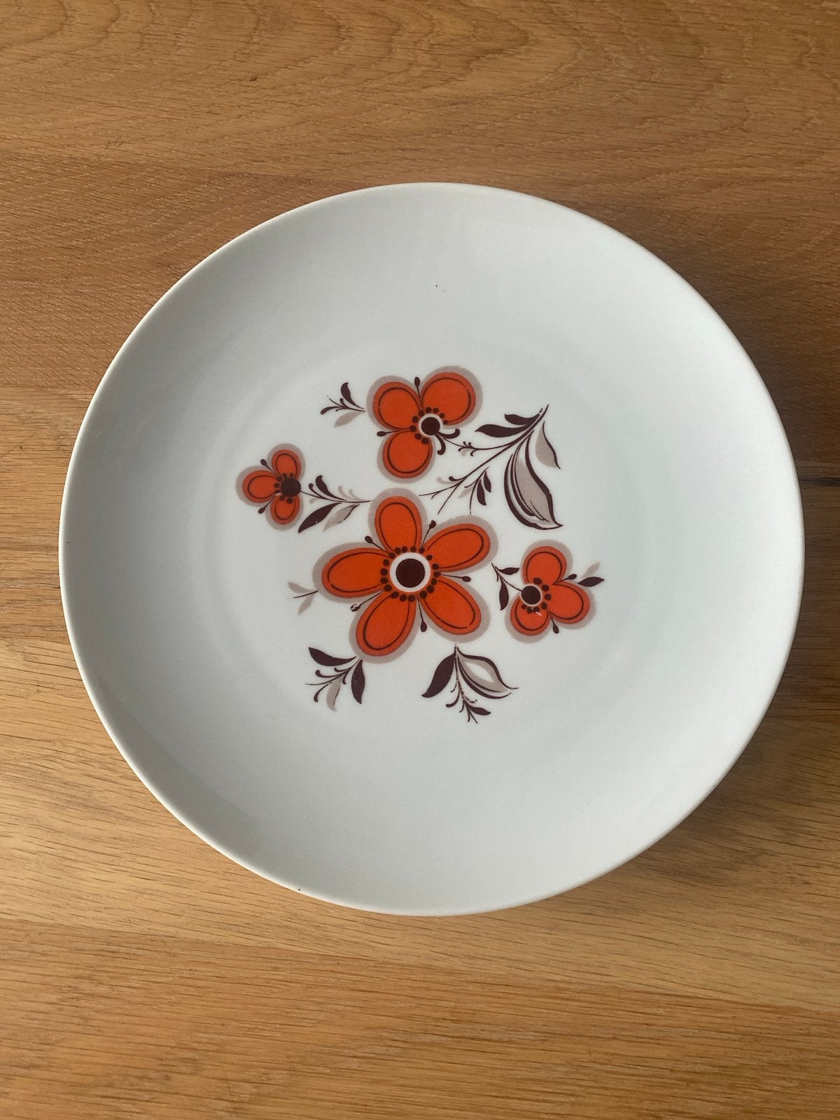 Bavaria Vintage bord met bloemmotief - Bavaria Porselein, Ophalen of Verzenden