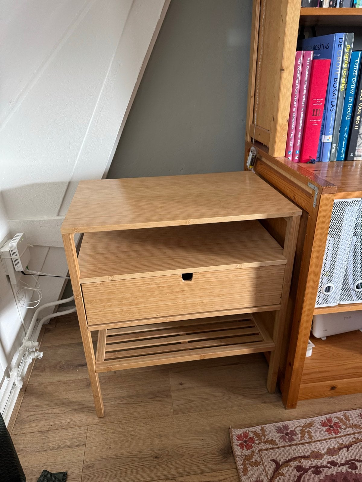 Ikea Nordkisa nachtkastje / kastje, zo goed als nieuw, Ophalen, 55 tot 70 cm, Zo goed als nieuw, 45 tot 65 cm