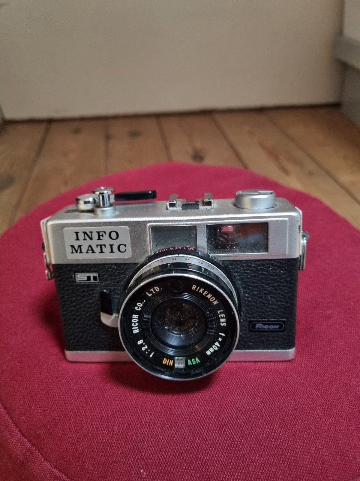 Vintage Ricoh Info Matic ST camera jaren '70, Ophalen of Verzenden, Gebruikt, Compact, Overige Merken