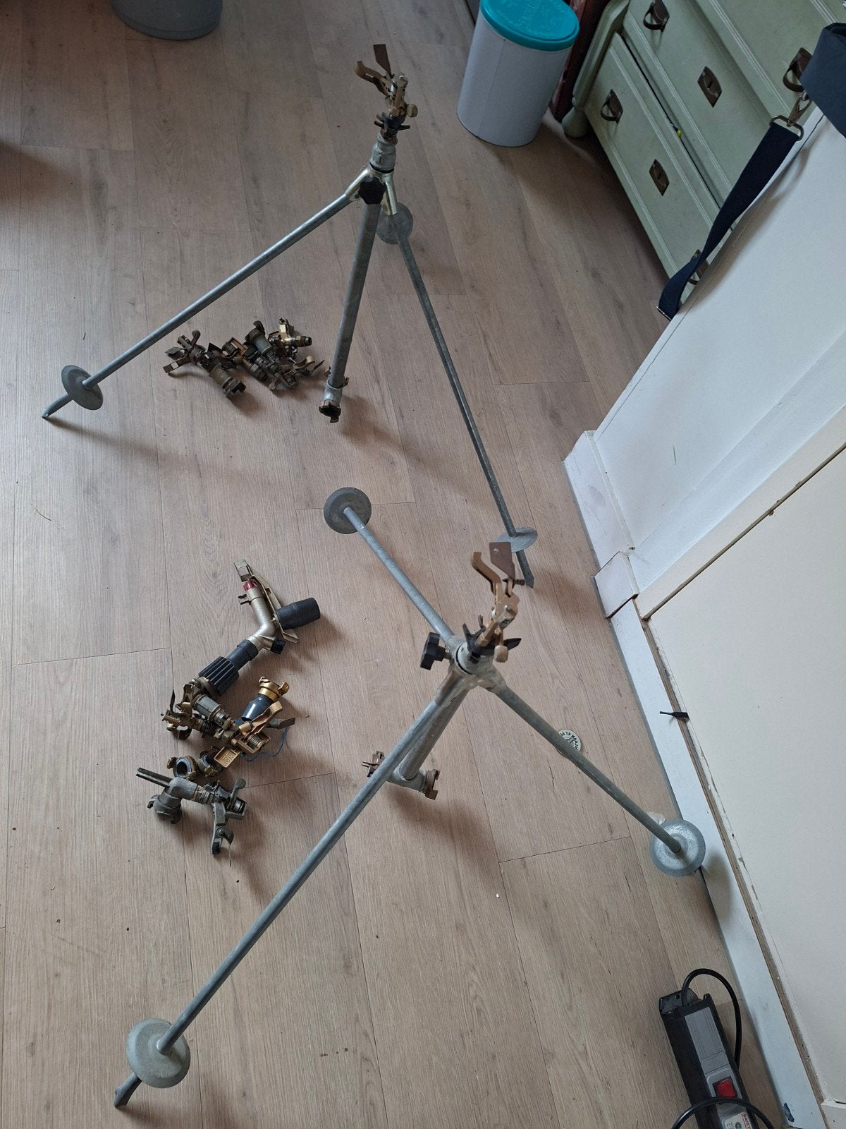 Sproeiers op statief met extra sproeikoppen, Tuin en Terras, Ophalen, Gebruikt, Kanonsproeier