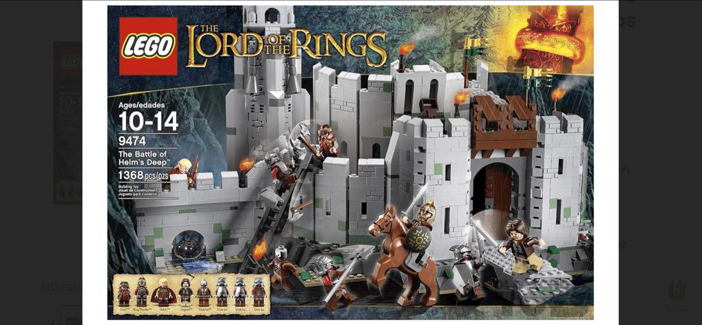 Lord of the ring lego 9474+9471 nieuw in Verpakking, Kinderen en Baby's, Speelgoed | Duplo en Lego, Ophalen, Nieuw, Complete set