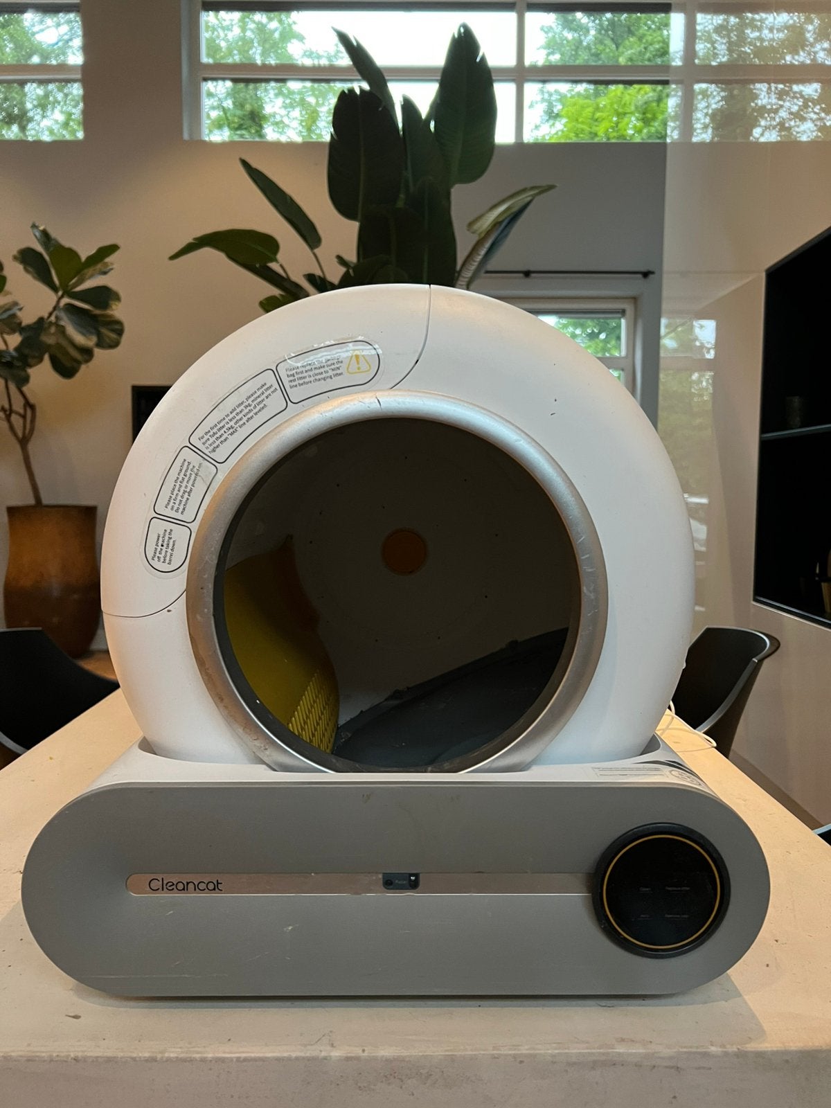 CleanCat Automatische Kattenbak XXL , zelfreinigend, Dieren en Toebehoren, Kattenbakken, Ophalen, Zelfreinigend, Zo goed als nieuw