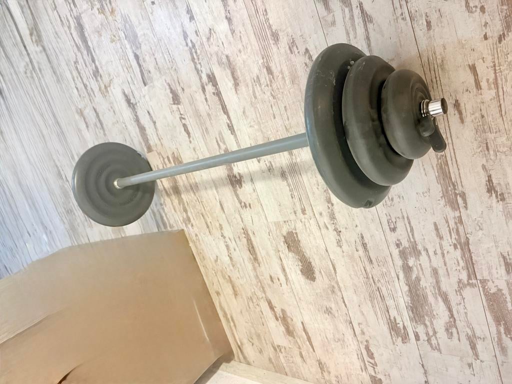 5 x Pump set Aerobika 3B fitness systeem + rack!, Sport en Fitness, Ophalen, Gebruikt, Armen, Halterset