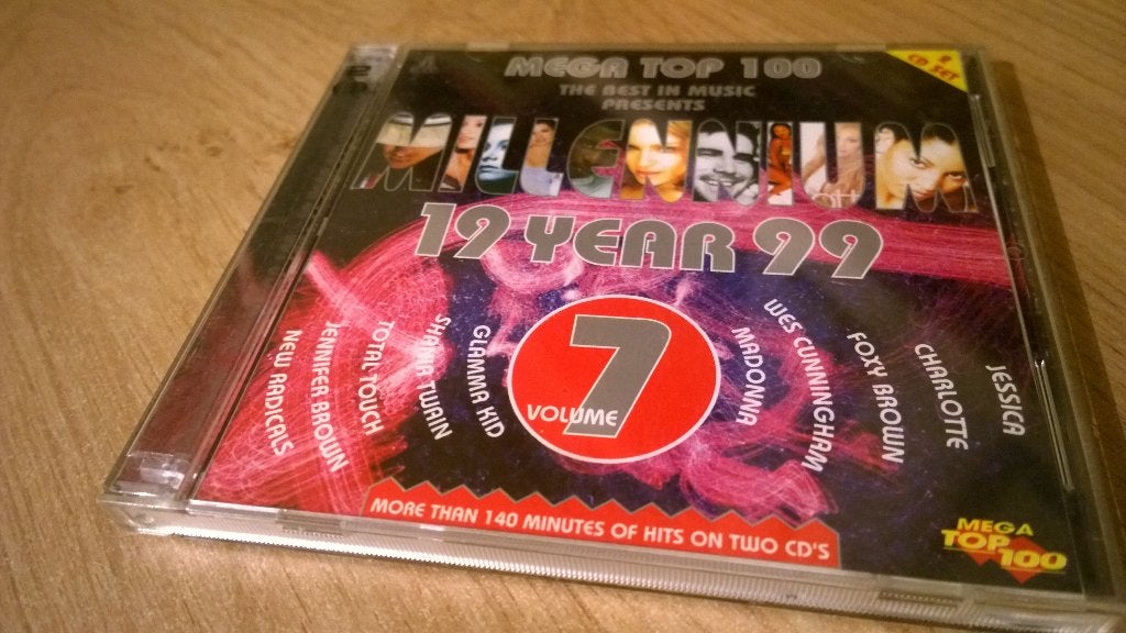 Millenium- mega top 100- 19 years 99 volume 7, Ophalen, Gebruikt, Pop, Verzamelalbum