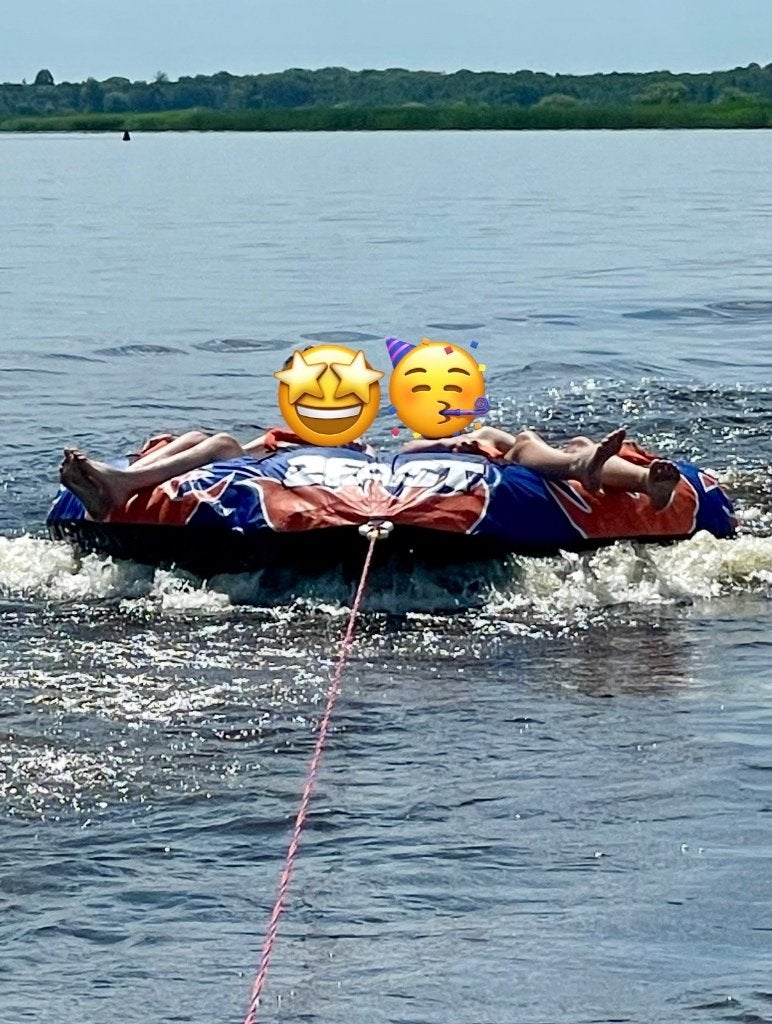 Funtube voor de boot 2 persoons, Watersport en Boten, Ophalen, Zo goed als nieuw, 160 cm of meer, Funband of Funtube