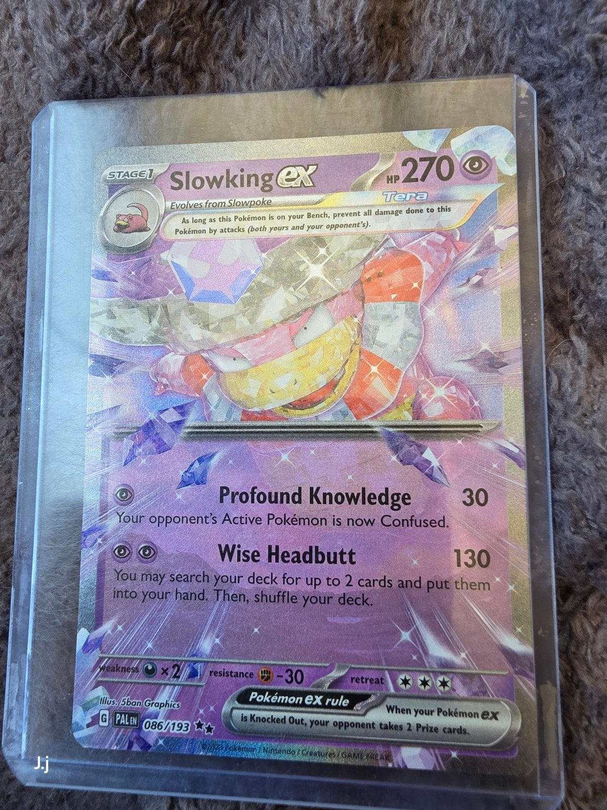 Pokémon kaart  slowking ex hp 270, Ophalen of Verzenden, Nieuw, Losse kaart