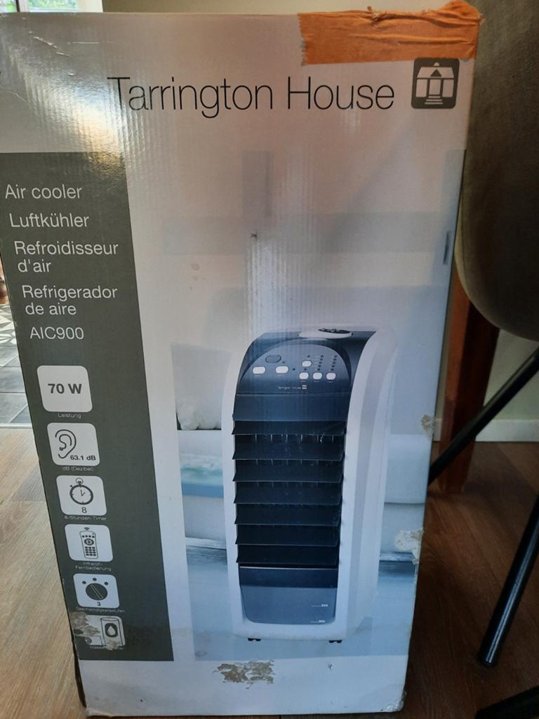 Tarrington House AIC900 Air Cooler / Luchtkoeler 70W, Witgoed en Apparatuur, Ophalen, Timer, Minder dan 60 m³, 3 snelheden of meer