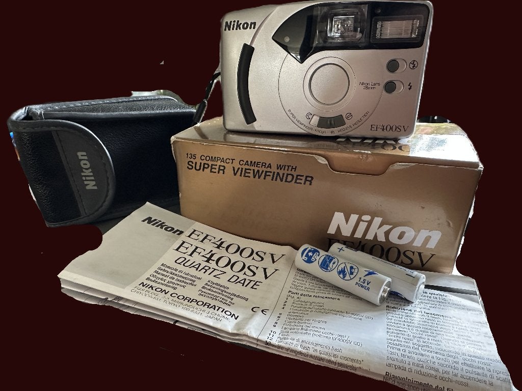 Nikon ef400sv, een compacte 35mm point-and-shoot fotocamera, Ophalen, Gebruikt, Compact, Nikon