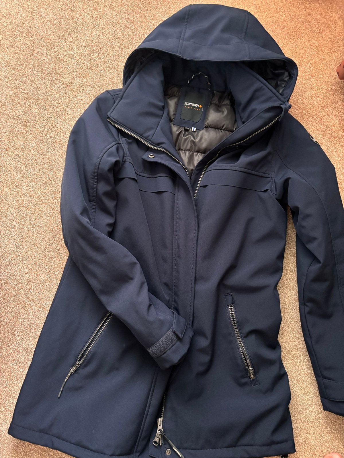 Icepeak dames winterjas maat 38, Ophalen of Verzenden, Zo goed als nieuw, Maat 38/40 (M), Blauw