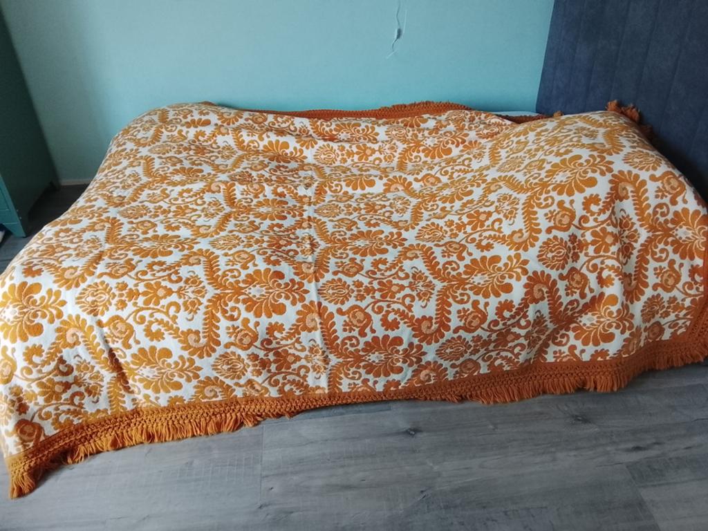 Vintage deken, Huis en Inrichting, Slaapkamer | Beddengoed, Ophalen of Verzenden, Zo goed als nieuw, Eenpersoons, Deken of Dekbed