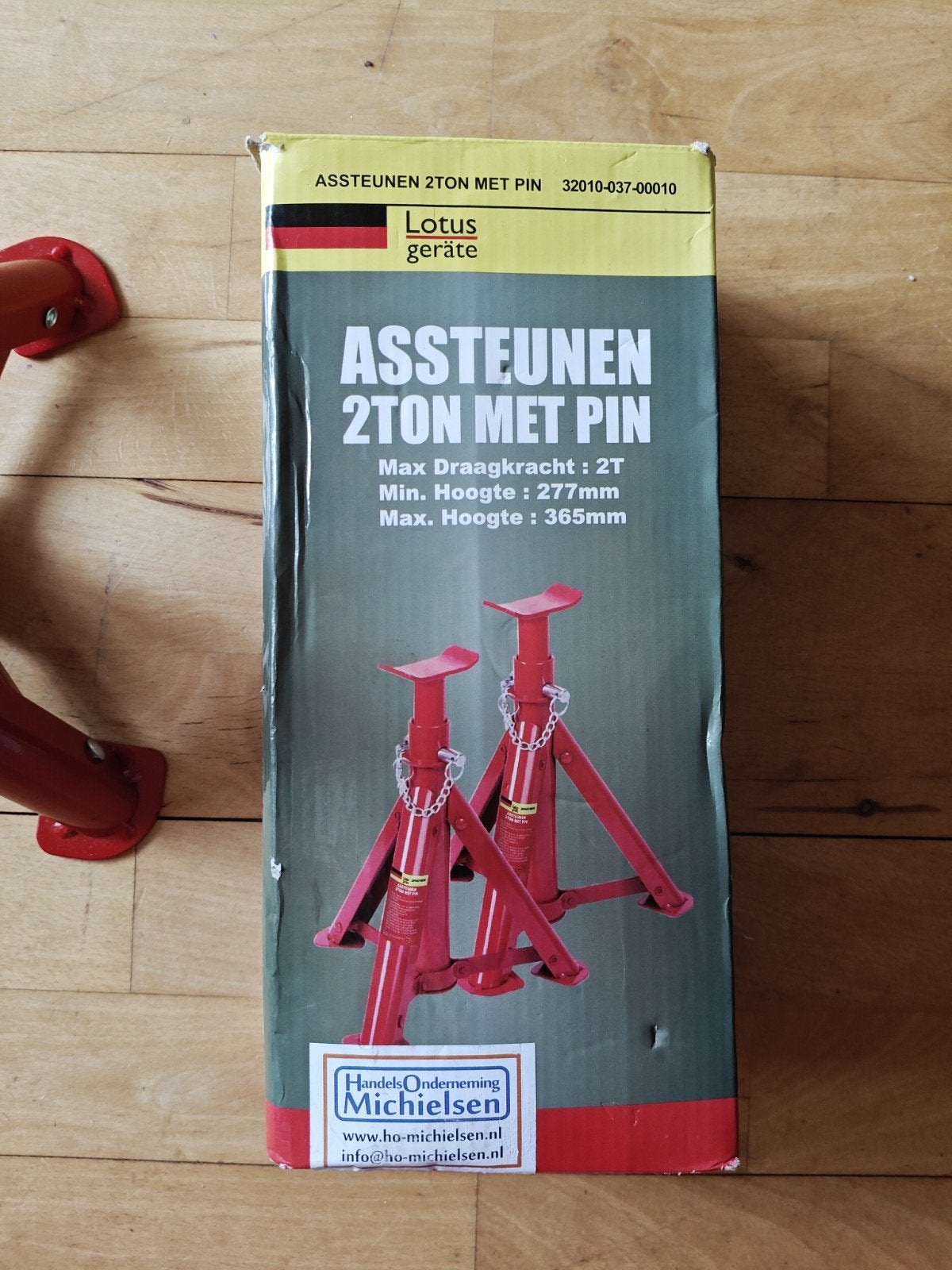 Assteunen 2 Ton met Pin - Lotus Geräte, Ophalen, Nieuw, Garagekrik