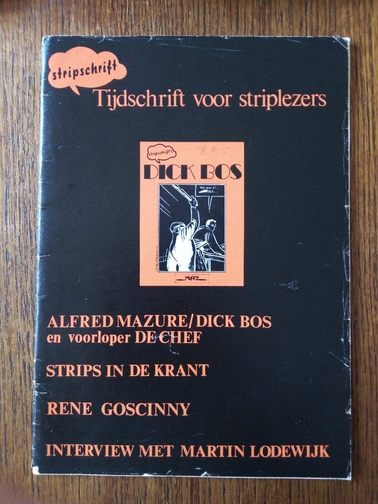 stripschrift nr.29/30*1971*1ste druk-alfred mazure/dick bos, Gelezen, Overige gebieden, Ophalen of Verzenden, Meerdere comics