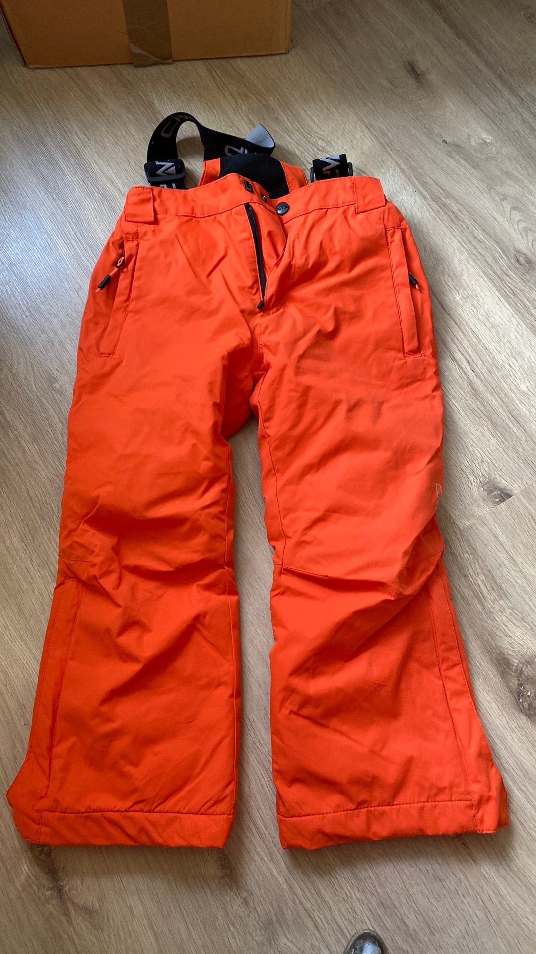 Oranje skibroek maat 116 CMP, Ophalen of Verzenden, Gebruikt, Jongen of Meisje, Sport- of Zwemkleding
