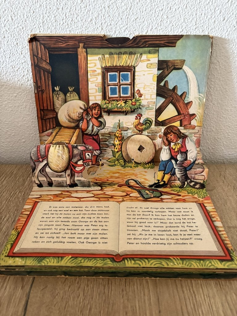 Kubasta, Artia Prague, de gelaarsde kat,  kinderboek, 1959, Ophalen of Verzenden, Gebruikt