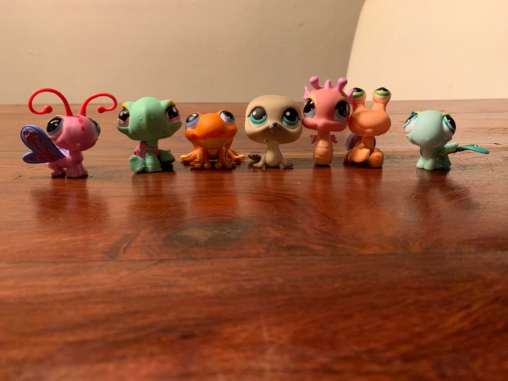 7 petshop poppetjes zeedieren, Ophalen of Verzenden, Gebruikt