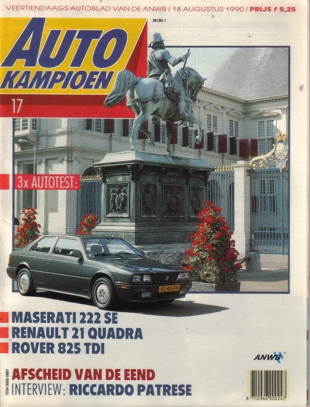Autokampioen 17 1990 : Maserati 222 SE - Citroen 2CV - Alfa, Ophalen of Verzenden, Gelezen, Algemeen