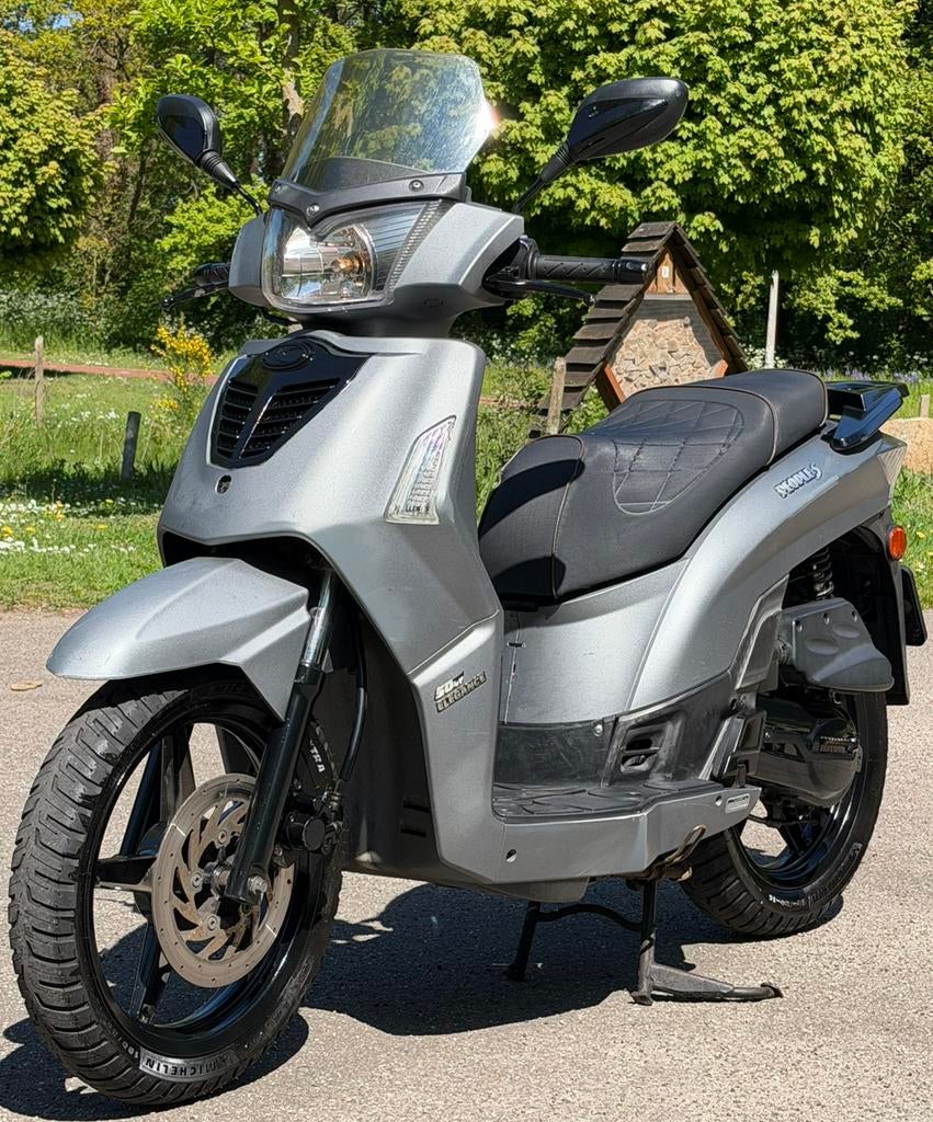 Kymco People S 2015 Mat Grijs Brom in zeer goede staat, Ophalen, Maximaal 45 km/u, Zo goed als nieuw, People S