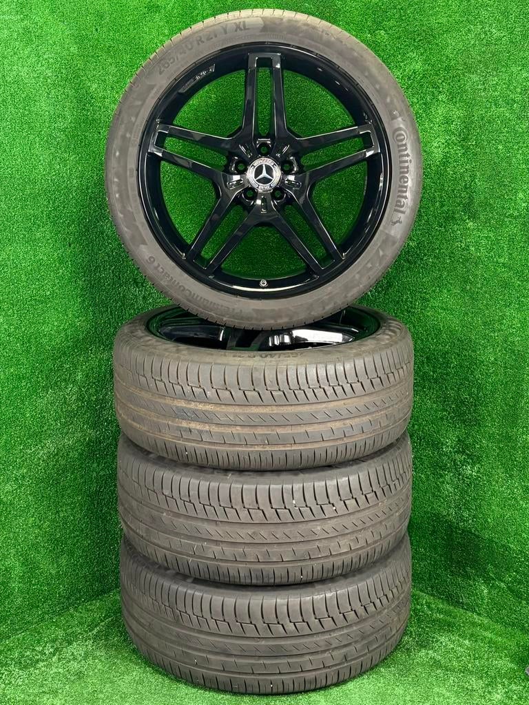 Originele 21 inch Mercedes AMG velgen banden GLE W166, Auto-onderdelen, Banden en Velgen, Gebruikt, 265 mm, Banden en Velgen, Germany