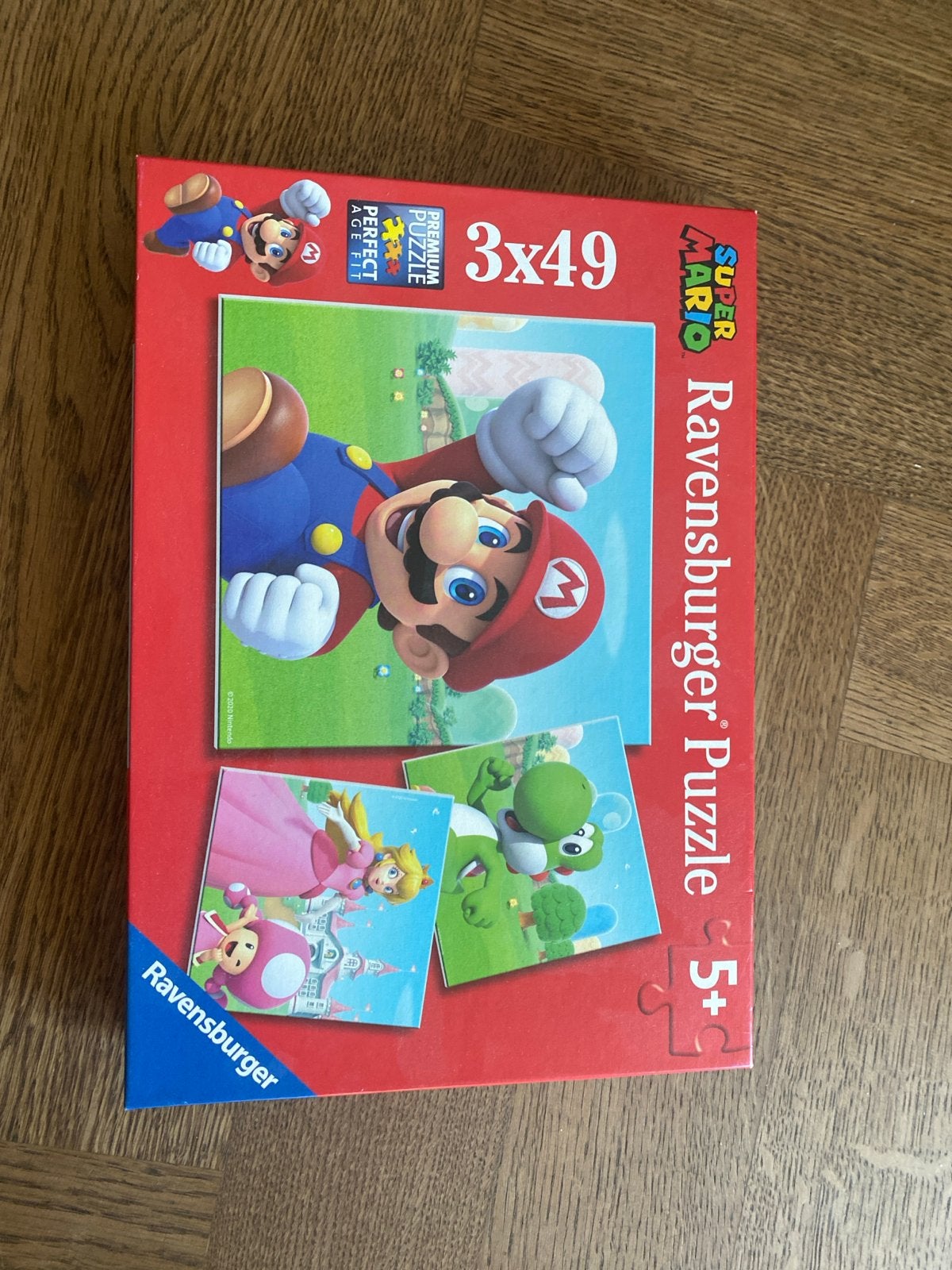 Ravensburger Super Mario Puzzel 3x49 stukjes, Ophalen of Verzenden, 10 tot 50 stukjes, Gebruikt, 6 jaar of ouder