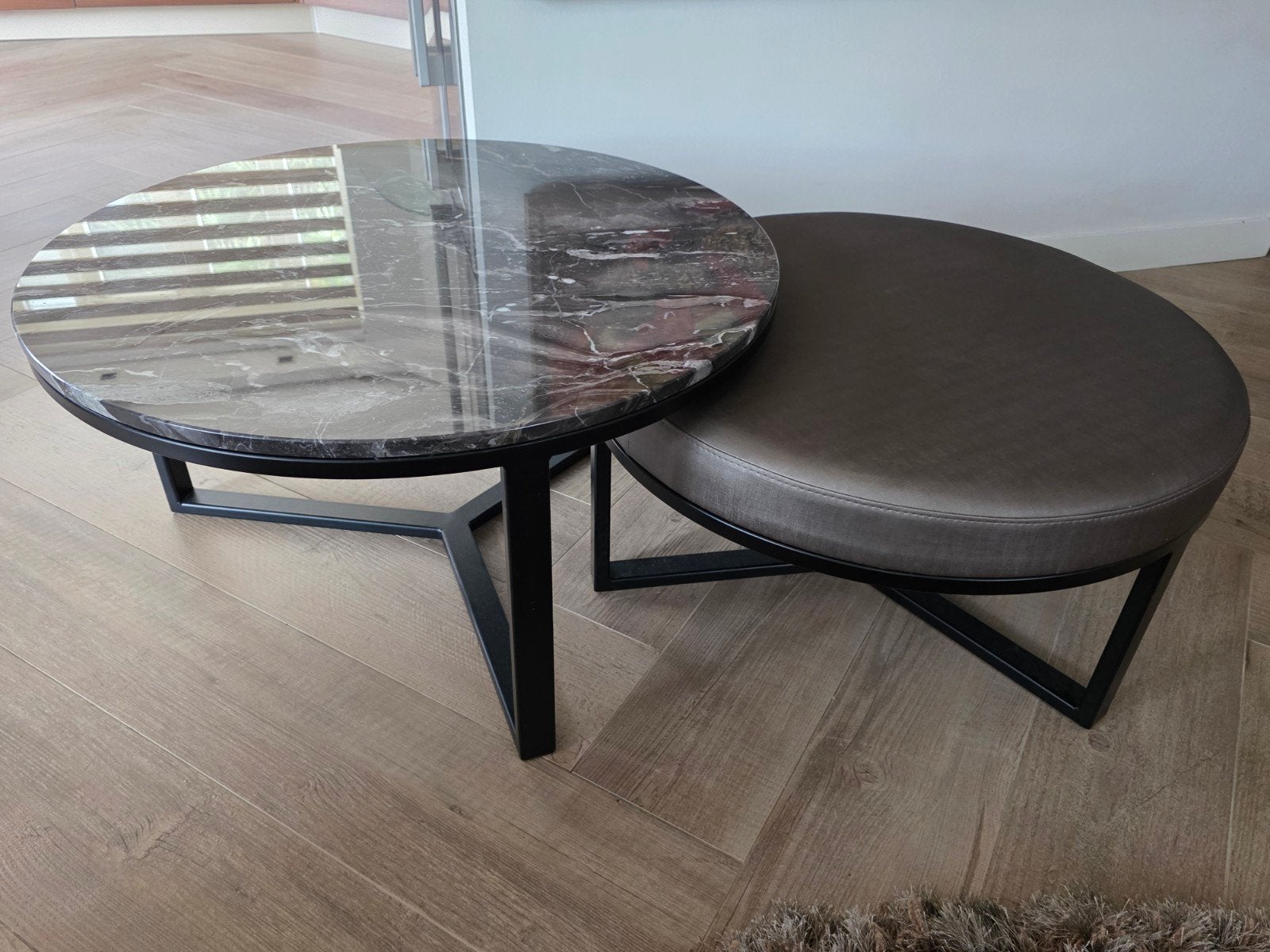 salontafel set, Huis en Inrichting, Ophalen, 50 tot 100 cm, Rond, 50 tot 100 cm