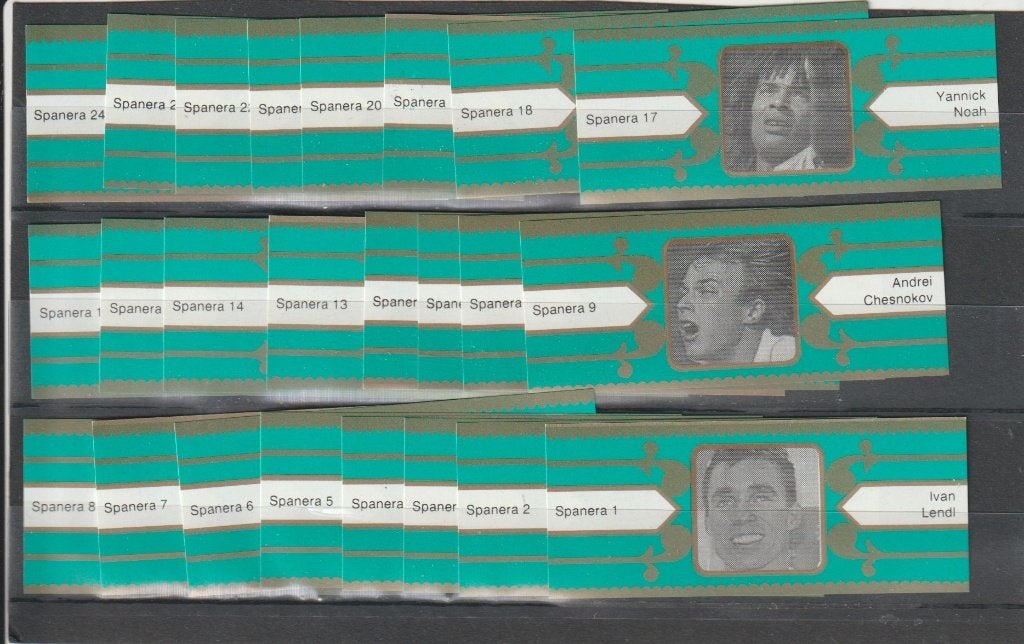 reeks 816  sporters  1-24   sigarenbanden, Ophalen of Verzenden, Zo goed als nieuw, Sigarenbandjes