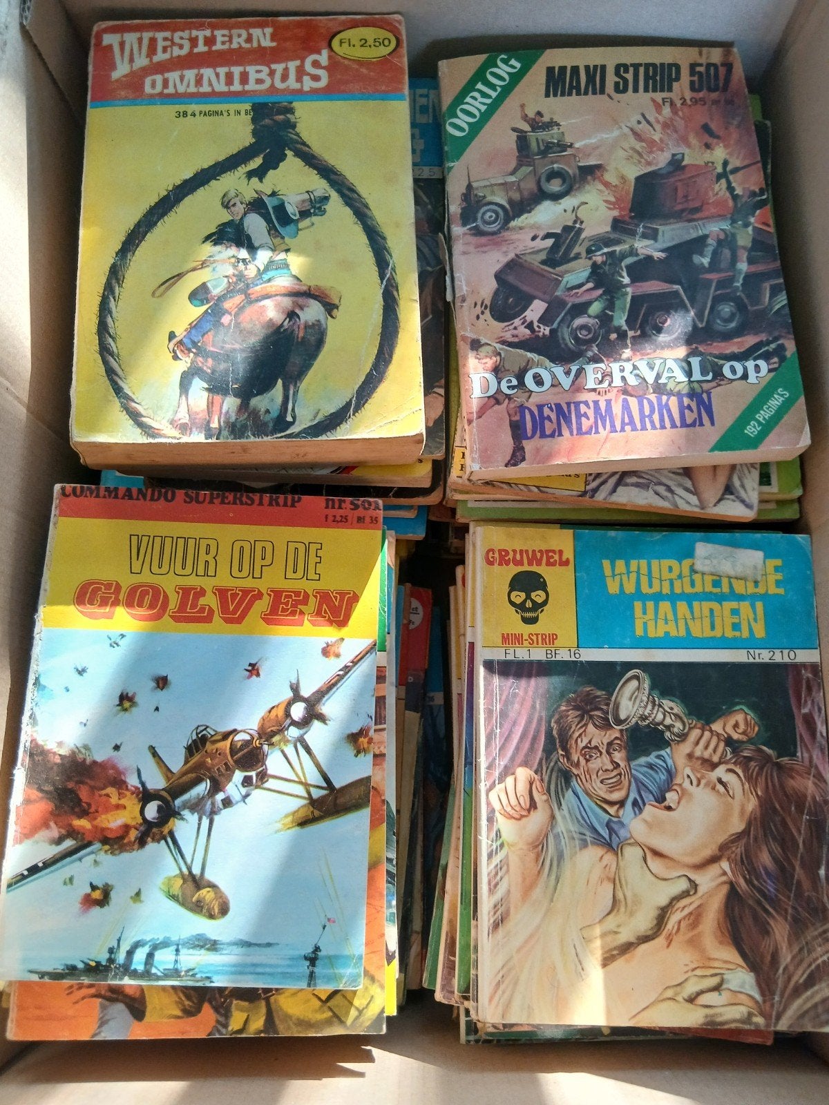 225 oude strips, pocket formaat., Meerdere comics, Ophalen, Gelezen, Europa